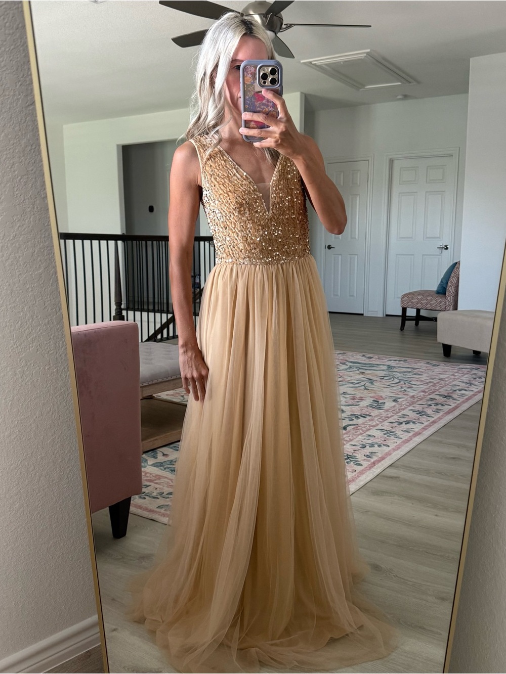 Women’s size xs black tie gown